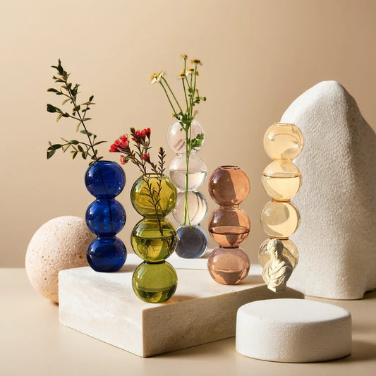 Creative Bubble Glass Vase Home